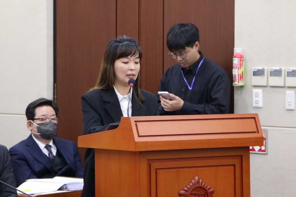 탈시설 장애인 박초현씨/ 사진제공=서미화 의원실