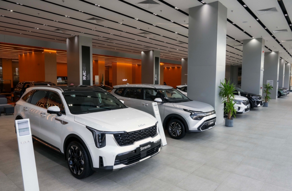  사우디아라비아 기아 NMC(National Marketing Company) 대리점 '제다-킹 압둘 아지즈 로드 쇼룸' 내부./사진제공=기아