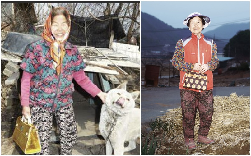 GD패션과 닮았다고 언급되는 할머니 패션/사진=W코리아 화보