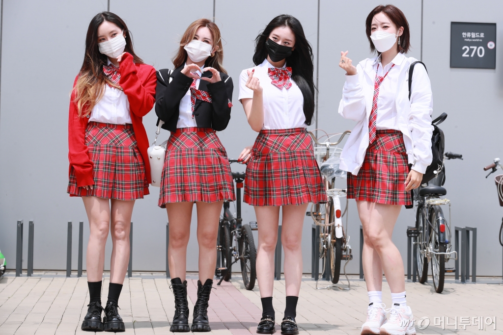 그룹 티아라 효민, 큐리, 지연, 은정. /사진=머니투데이 DB