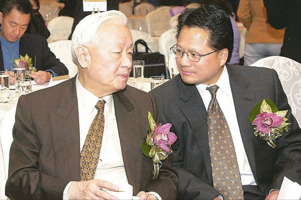 모리스 창 TSMC 창업자와 젠슨 황 엔비디아 회장/사진=엔비디아