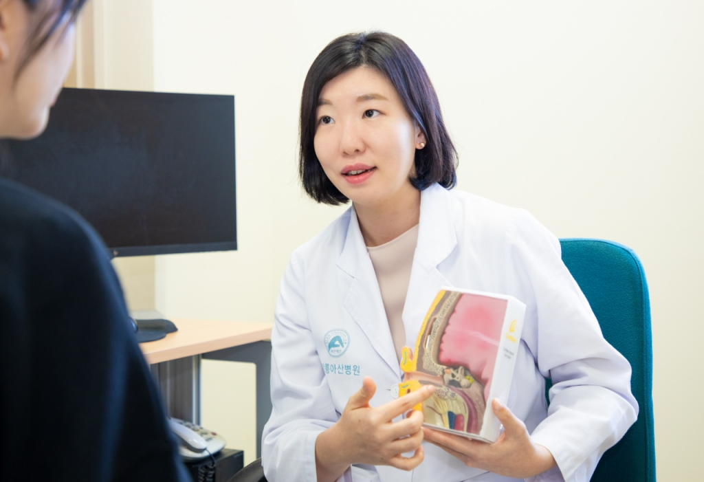 박정미 강릉아산병원 이비인후과 교수는 "안면신경마비의 정확한 원인을 알기 위해서는, 먼저 귀에 문제가 없는지 확인해야 한다"고 강조했다. /사진=강릉아산병원