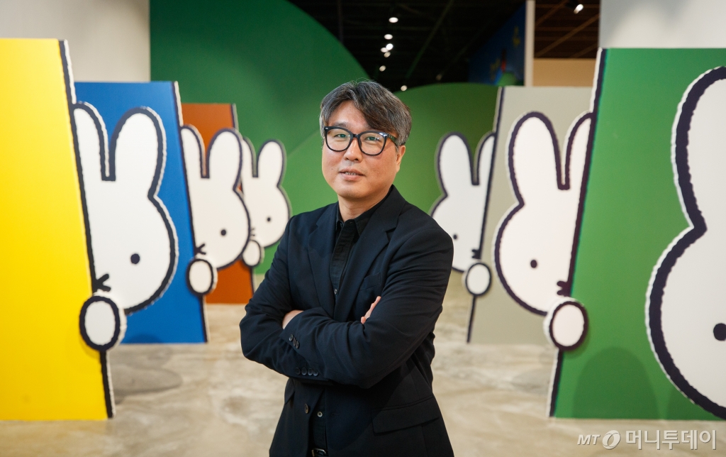 11월 20일 서울 종로구 인사센트럴뮤지엄에서 열린 '미피와 마법우체통' 전시회. 이민재 피플리 대표. /사진=이기범 기자 leekb@