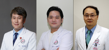 (사진 왼쪽부터) 한림대학교동탄성심병원 안과 홍인환, 이정민 교수와 응급의학과 왕순주 교수. 