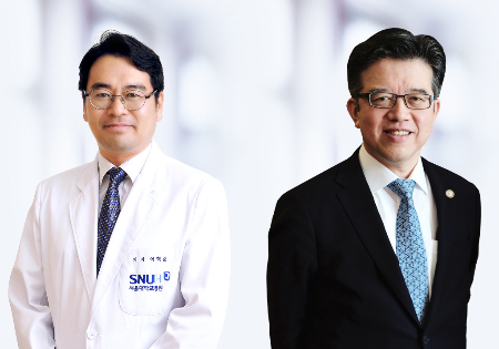 (사진 왼쪽부터) 서울대병원 위장관외과 이혁준 교수(1저자), 양한광 교수(교신저자).