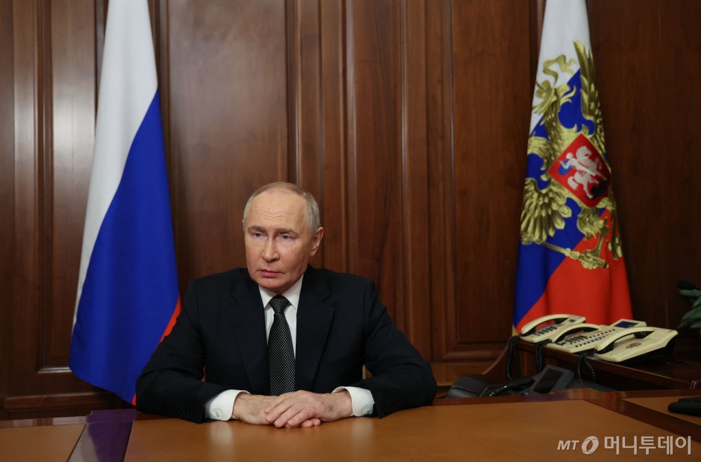블라디미르 푸틴 러시아 대통령. /사진=모스크바 AFP=뉴스1