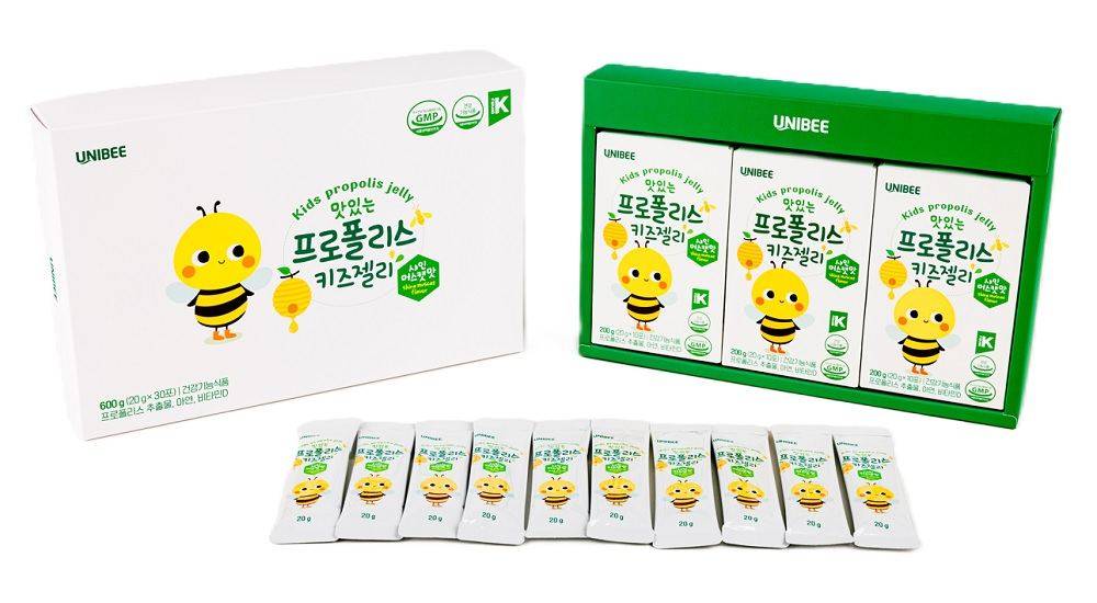맛있는 프로폴리스 키즈 젤리’ 세트./사진제공=유니크바이오텍