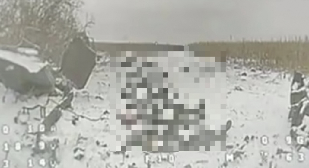 우크라이나군이 공개한 북한군 추정 시신 사진 /사진=우크라이나군의 '제414 공격 드론(무인기) 연대' 텔레그램