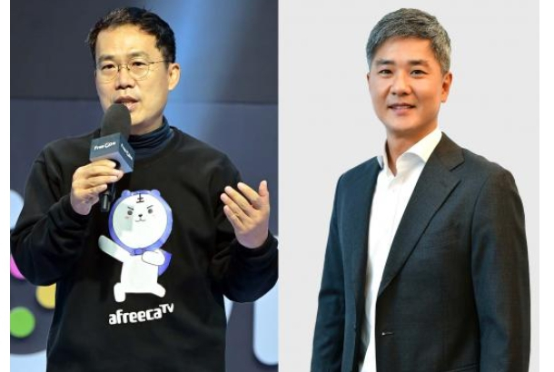 서수길(왼쪽), 정찬용 SOOP 각자 대표. /사진제공=SOOP.