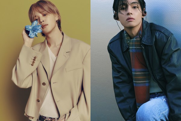 지민(왼쪽), 뷔 / 사진=빅히트 뮤직