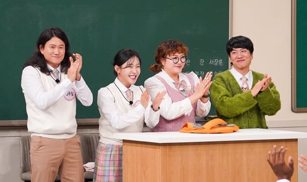 JTBC '아는 형님'에 출연한 임우일, 김지유, 조수연, 신윤승./사진=JTBC