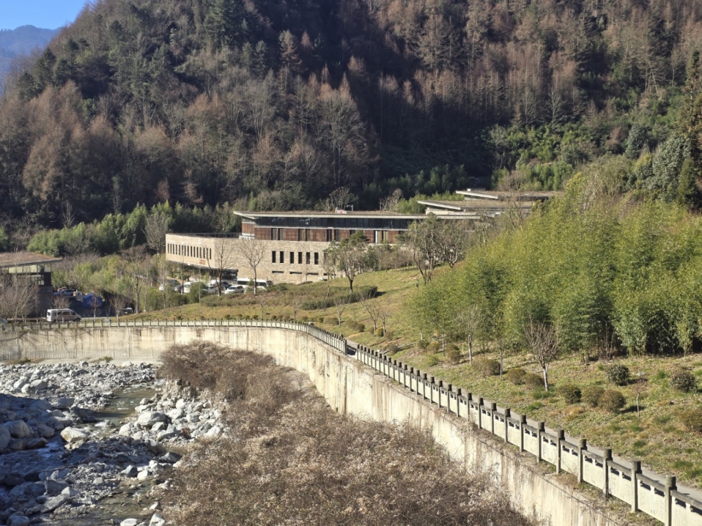 일반 관람객이 접근할 수 없는 통제구역인 '비전시구역' 전경.