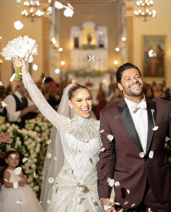 전처 조카와 결혼한 브라질 축구선수 헐크(오른쪽)와 카밀라/사진=헐크 인스타그램