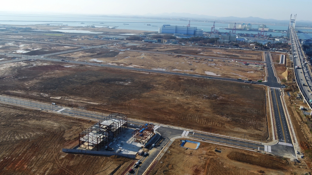 경기 평택 포승지구 전경. /사진제공=경기경제자유구역청