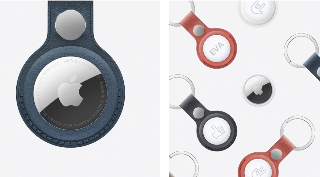 애플의 소지품 위치 추적 장치인 에어태그/사진=애플