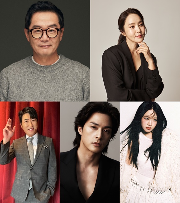 장진 박지윤 안유진 김지훈 장동민(왼쪽 위부터 시계방향)