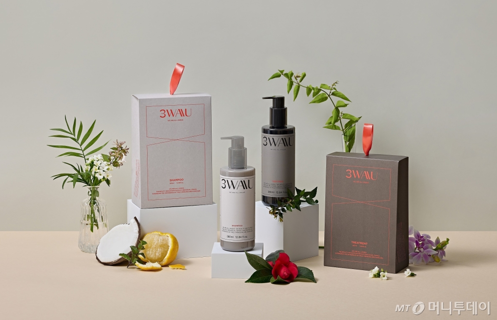 코스맥스가 론칭한 맞춤형 화장품 플랫폼 '3WAAU'(스리와우). /사진 제공=코스맥스