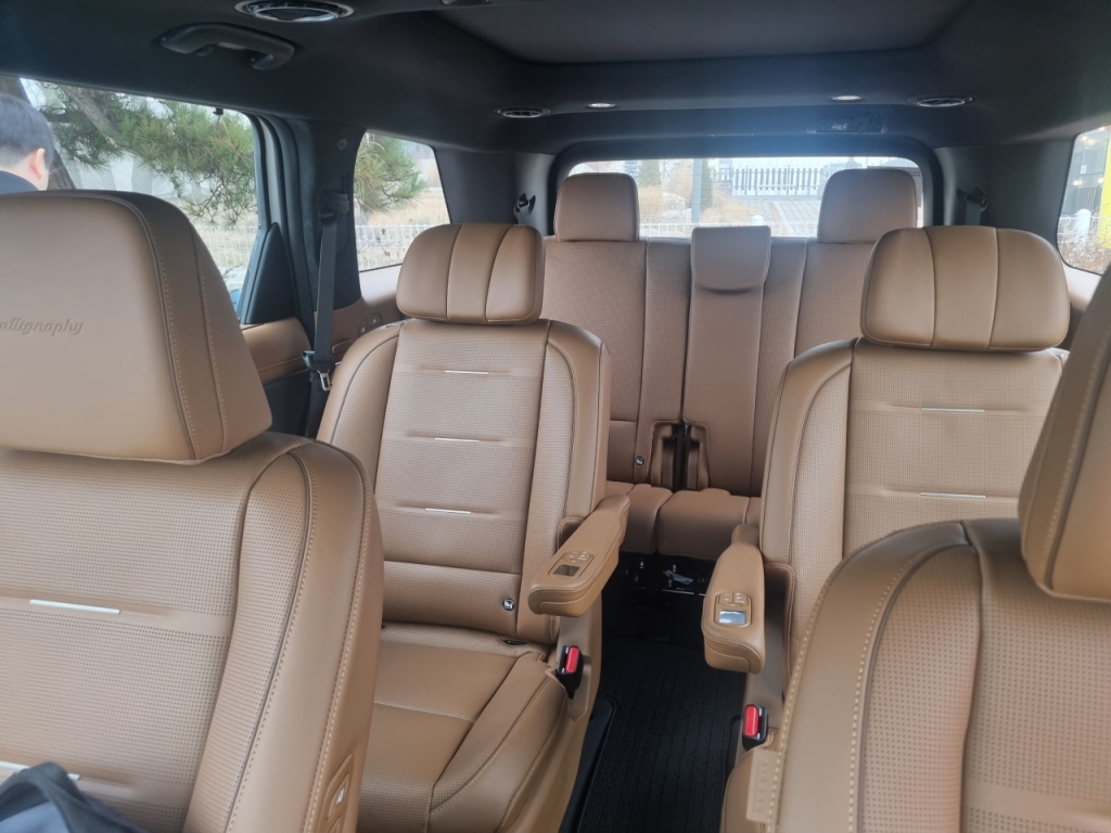 현대차 대형 SUV '디 올 뉴 팰리세이드' 2.5 가솔린 터보 7인승 모델. /사진=강주헌 기자