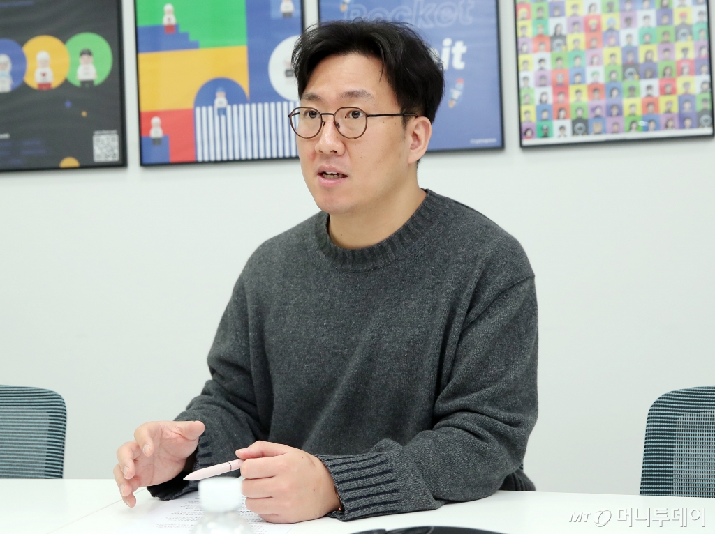 오세진 DAXA(디지털자산거래소 공동협의체) 의장(코빗 대표) 인터뷰 /사진=김휘선 기자 hwijpg@