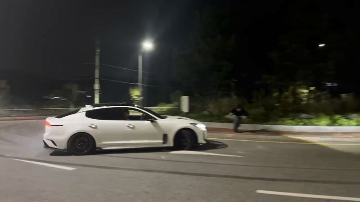 심야시간대 경기 용인 에버랜드 일대에서 난폭운전을 한 20대 남성들이 무더기로 경찰에 붙잡혔다./사진=뉴스1(경기남부경찰청 제공)