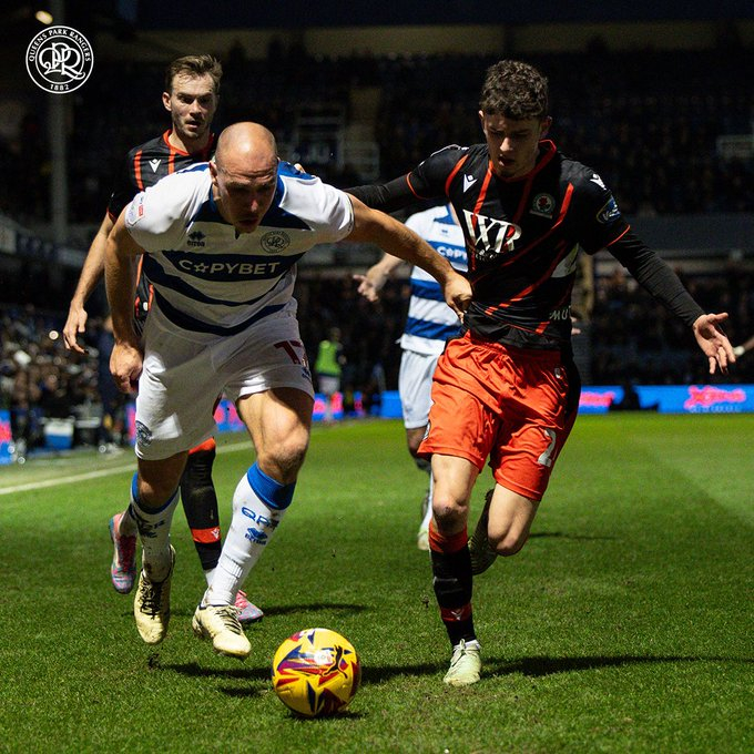 5일(한국시간) 영국 런던의 MA트레이드 로프터스 로드에서 열린 2024~2025시즌 잉글랜드챔피언십(2부리그) 31라운드 경기 중. /사진=퀸즈 파크 레인저스 공식 사회관계망서비스(SNS)