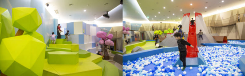 파주시 놀이구름에서 아이들이 놀고 있는 모습./사진제공=경기관광공사