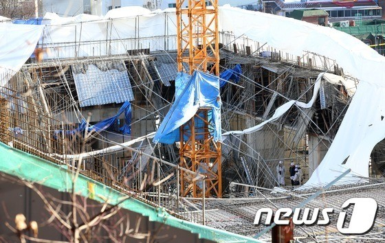 서울 동작구 사당동 사당종합체육관 붕괴현장 자료사진./ 사진=뉴스1