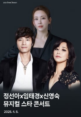 ▲<정선아X임태경X신영숙 뮤지컬 스타 콘서트>/사진제공=경남문화예술회관