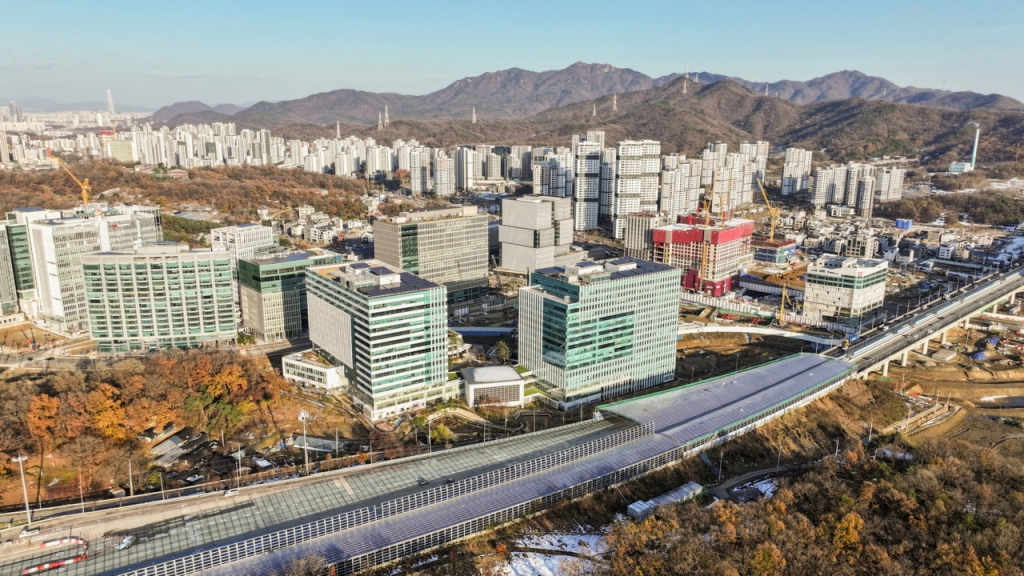 과천지식정보타운 전경./사진제공=과천시
