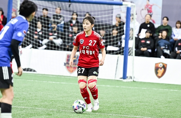 SBS '골 때리는 그녀들'의 박하얀./사진=SBS