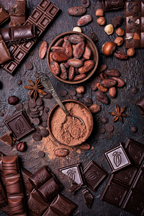 초콜릿의 주원료는 항산화 성분이 풍부한 카카오열매다.