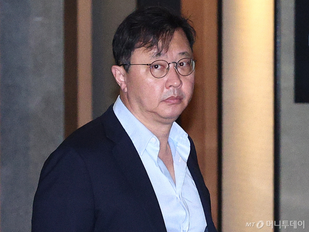 최재원 SK그룹 수석부회장이 서울 광진구 워커힐호텔에서 열린 SK 이천포럼에 참석하고 있다. /사진=뉴스1