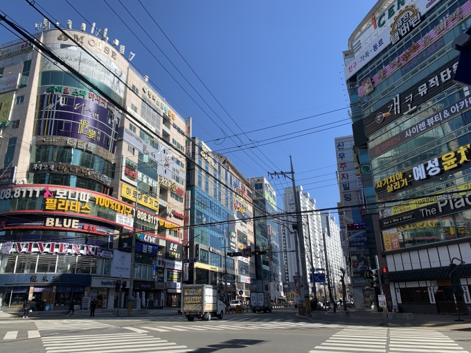 ▲창원시 성산구 상남동 일대/사진=홍세미 기자