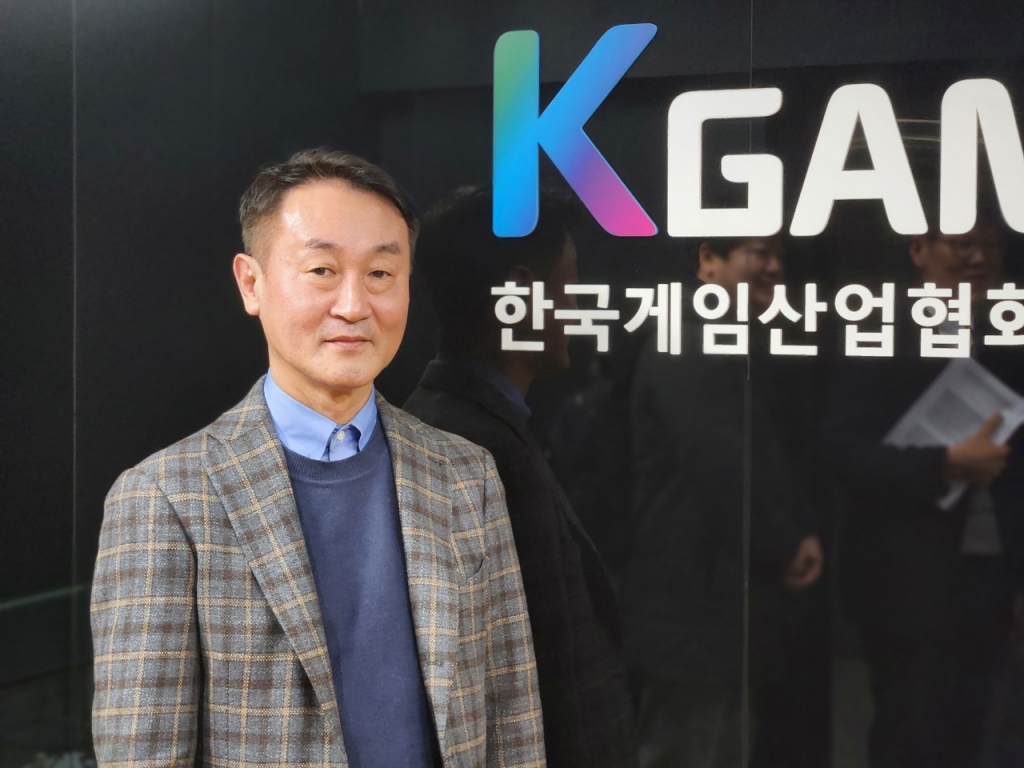 한국게임산업협회(K-GAMES)가 20일 오후 4시 50분 협회 대회의실에서 개최한 제 21차 정기총회에서 조 전 대표를 협회장으로 추대했다고 밝혔다./사진제공=게임기자단