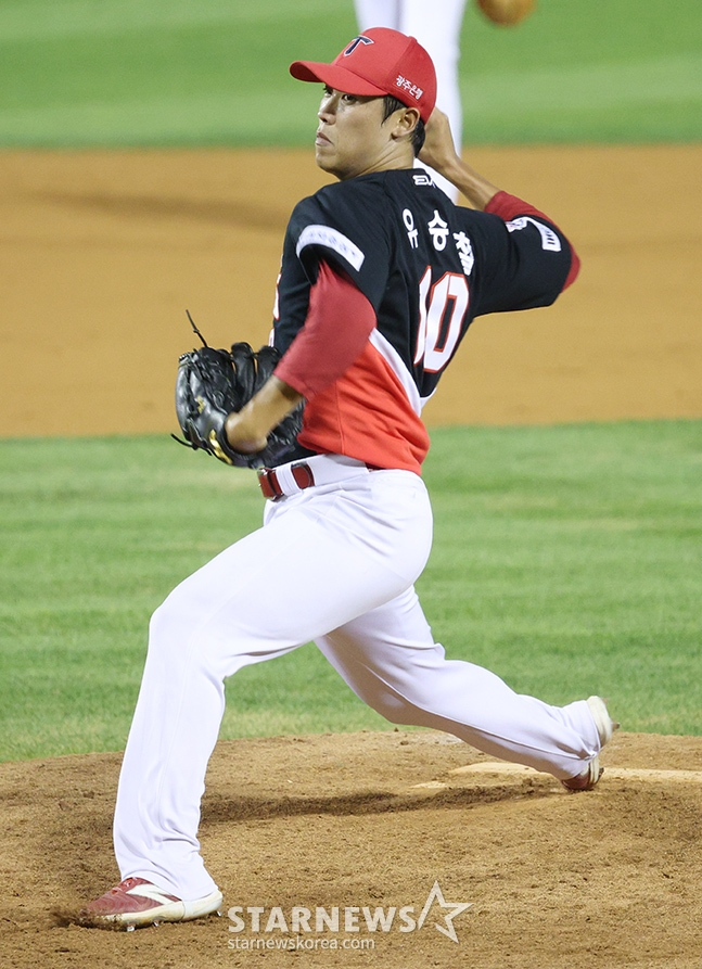 KIA 유승철. /사진=김진경 대기자