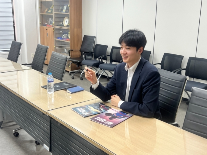 20일 서울 서대문구 경찰청에서 본지와 인터뷰하고 있는 문호준 경사. /사진=민수정 기자.