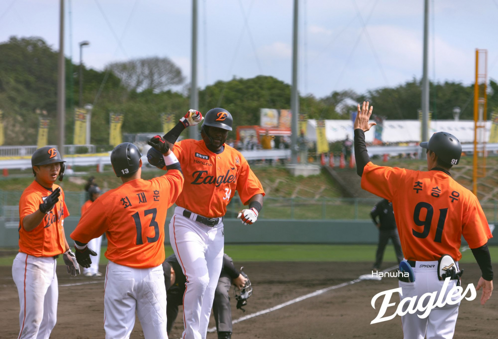 한화 이글스 선수단. /사진=한화 이글스 제공