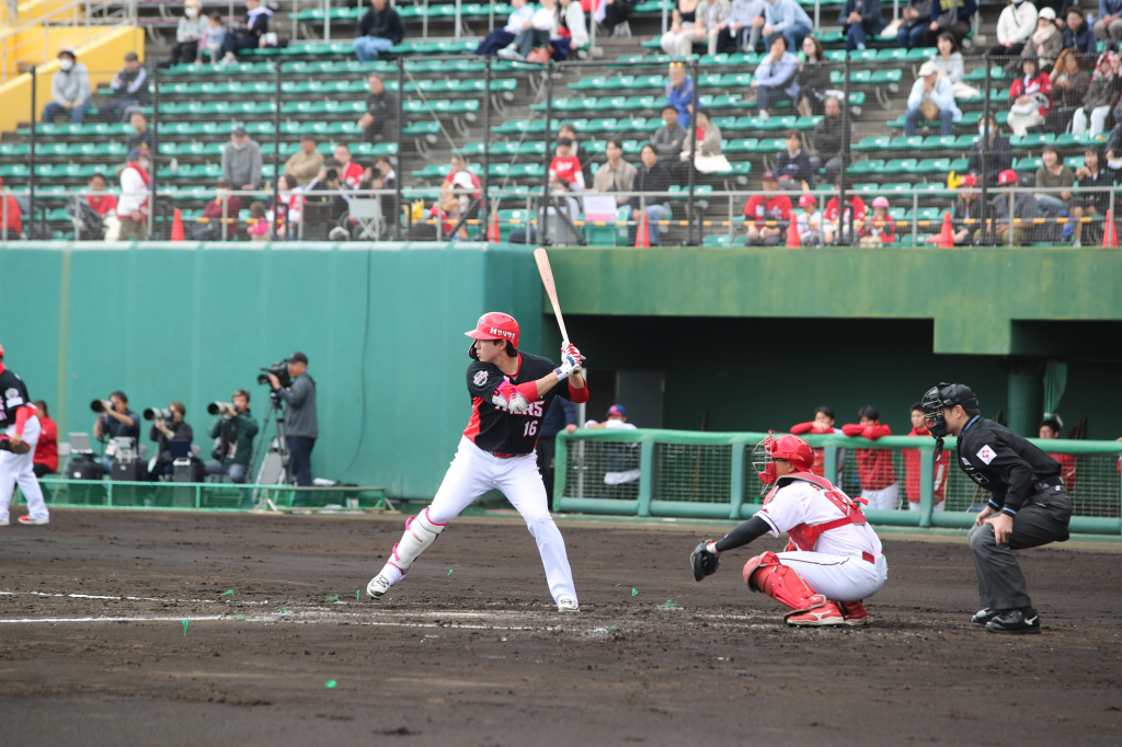 KIA 타이거즈와 히로시마 도요 카프의 경기 모습. /사진=KIA 타이거즈 제공
