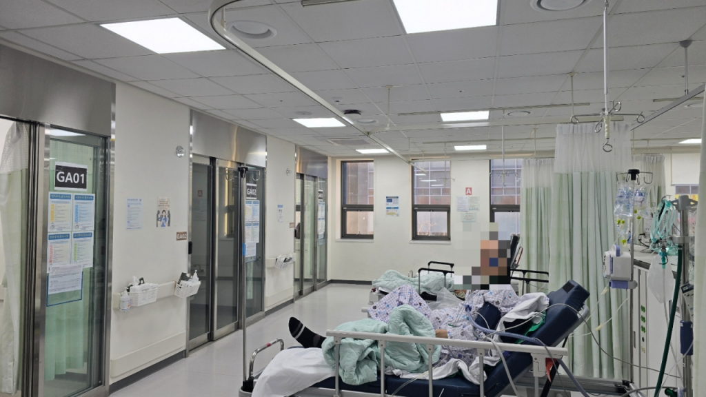 지난 20일 오후 5시쯤 경남 창원시 한양대 창원한마음병원 경남지역응급의료센터 모습. /사진=홍효진 기자  