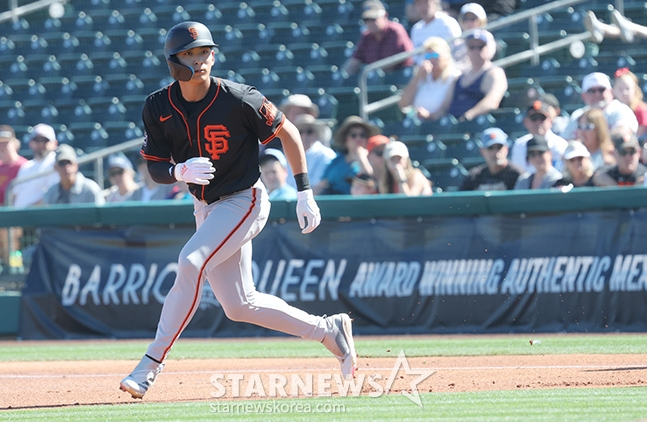 이정후의 주루플레이 모습. /사진=김진경 대기자