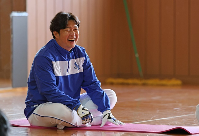 송은범. /사진=삼성 라이온즈 제공