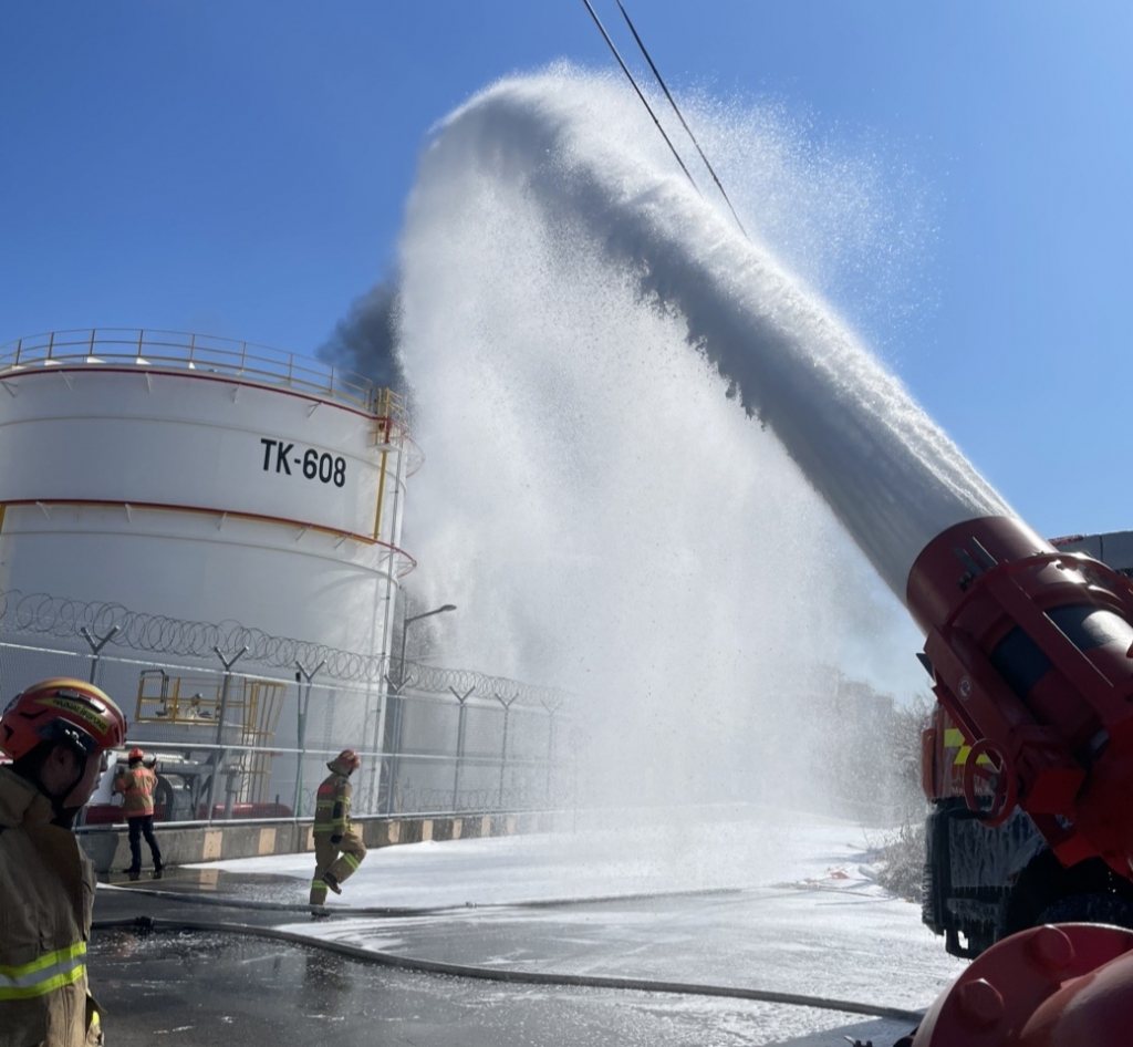 대용량포방사시스템/사진제공=소방청