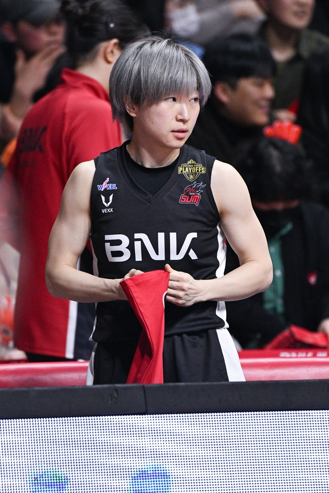 BNK 안혜지. /사진=WKBL 제공