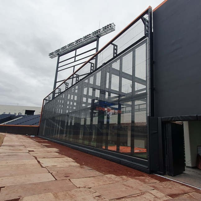 한화이글스 새 홈구장 대전 한화생명 볼파크 상징인 몬스터 월. /사진=김동윤 기자