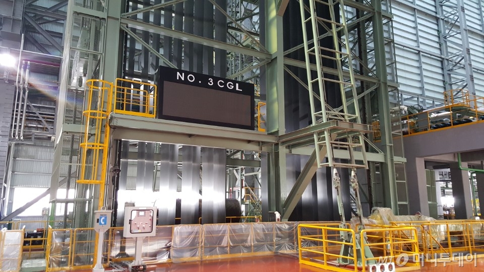 현대제철 순천공장 3CGL 설비 모습