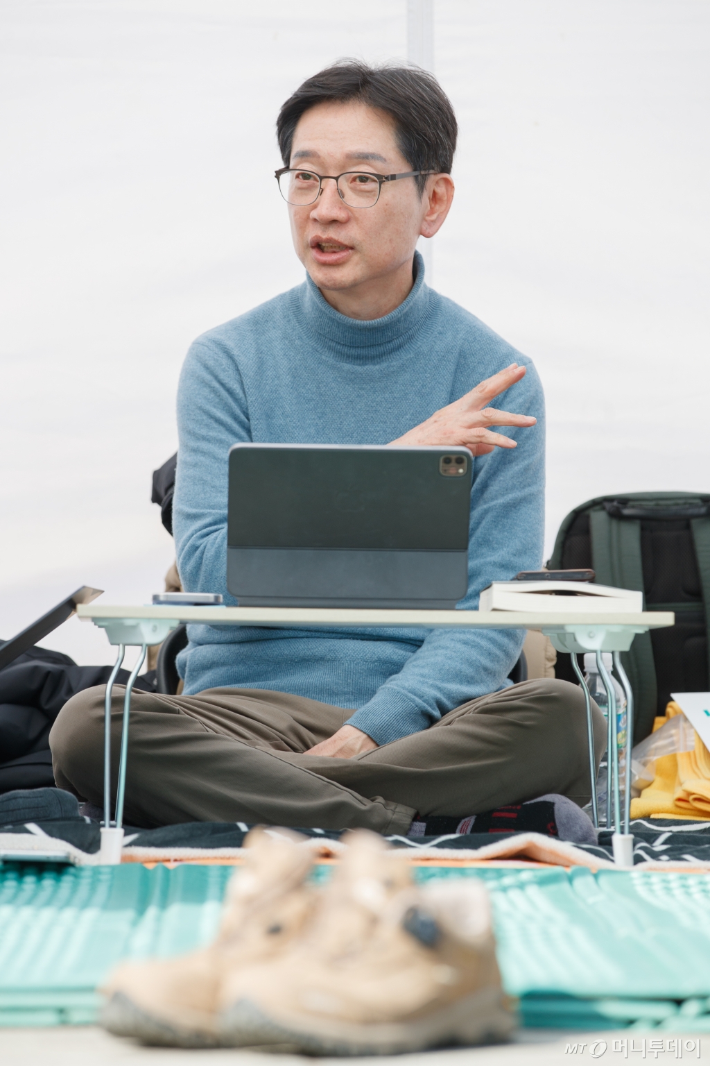 김경수 전 경남지사 인터뷰 /사진=이기범 기자 leekb@