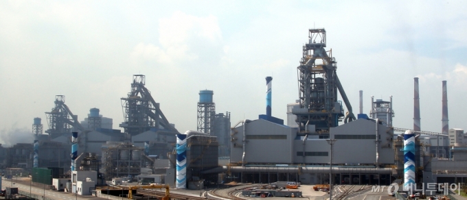 현대제철 당진제철소 고로 전경/사진제공=현대제철