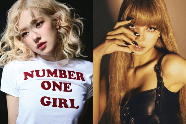 로제(왼쪽), 리사 / 사진=더블랙레이블, 소니뮤직엔터테인먼트코리아