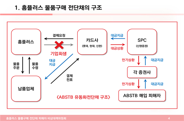 홈플러스 물품구매 전단채 구조 /사진=신장식 의원실