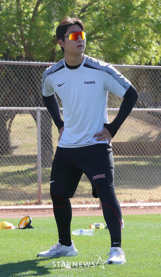 LG 우강훈. /사진=김진경 대기자